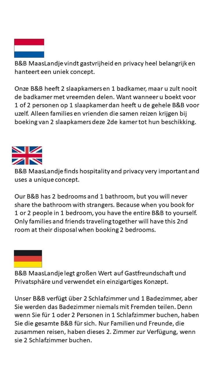 B&B Maaslandje Wijk en Aalburg 외부 사진